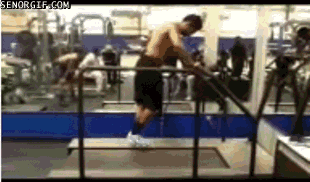 25mph on a treadmill