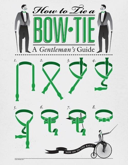 How to tie a bow tie