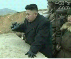 N.Korea looks across