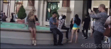 Fountain pose fail