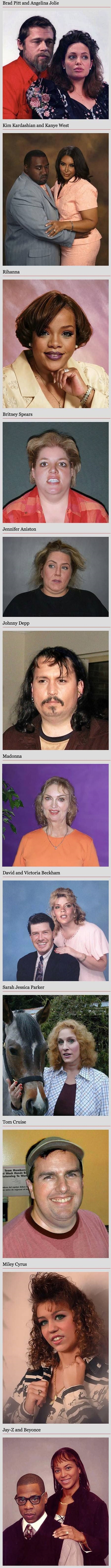 Celebs as ordinary people