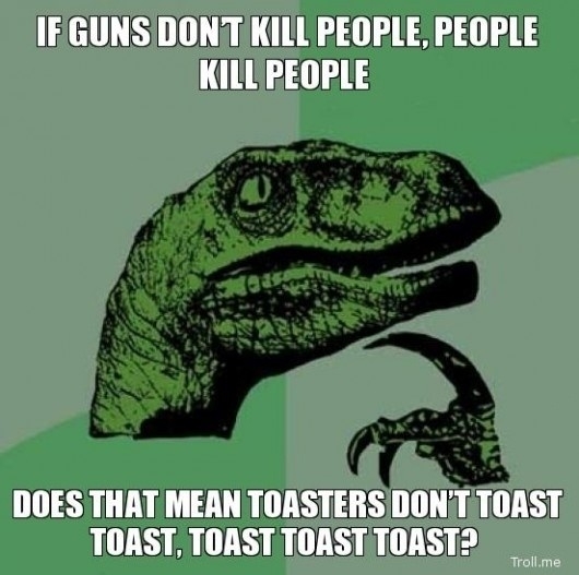 If guns don't kill people..