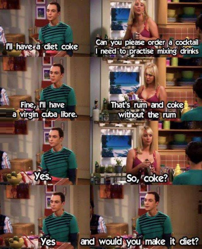 Sheldon has his ways