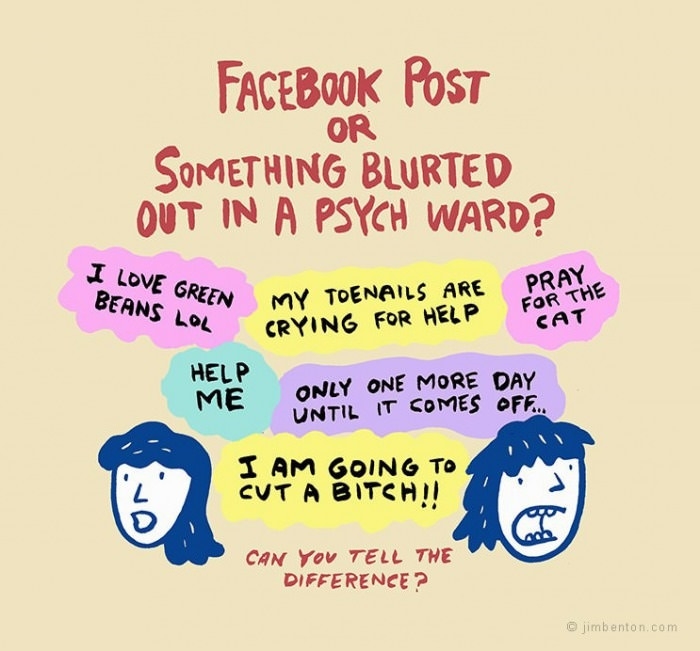 Fb post or psych ward?