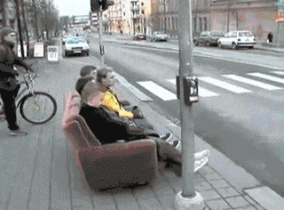 An impressive couch