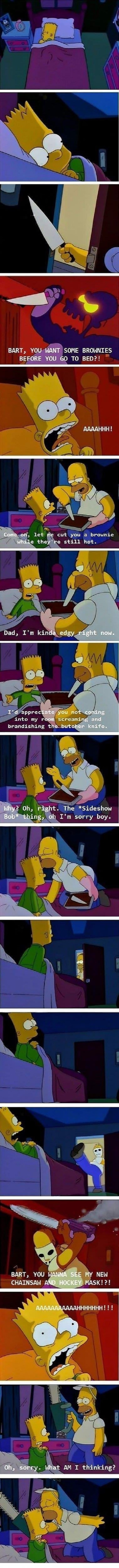 Bart is paranoid