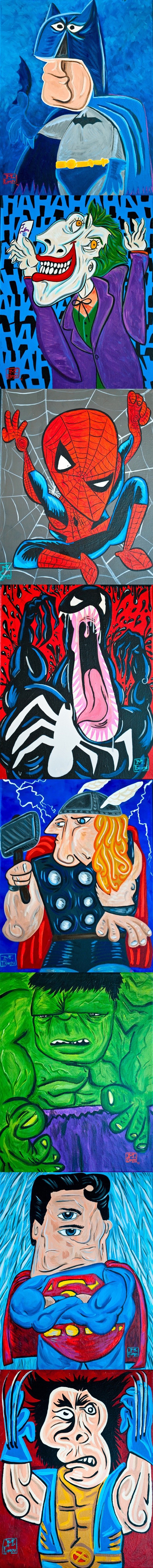 Picasso Superheroes