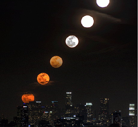 A simple little moon rise