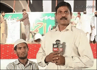 Slapped by reporter