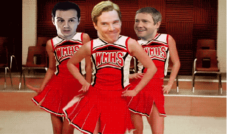 Sherlock has school spirit