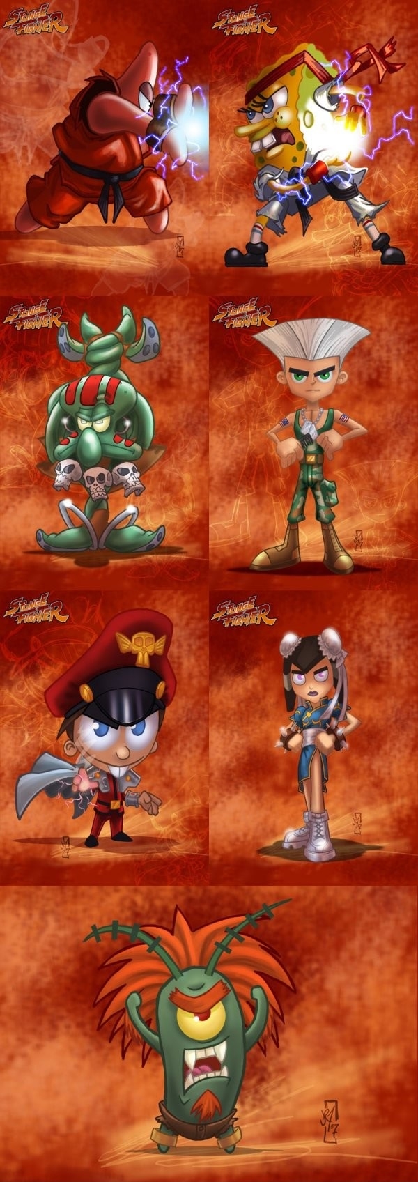 Spongebob Street Fighter