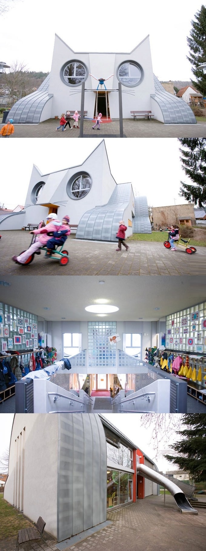 Kindergarten cat building