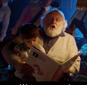 He really loves books