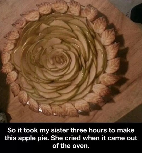 Amazing apple pie!