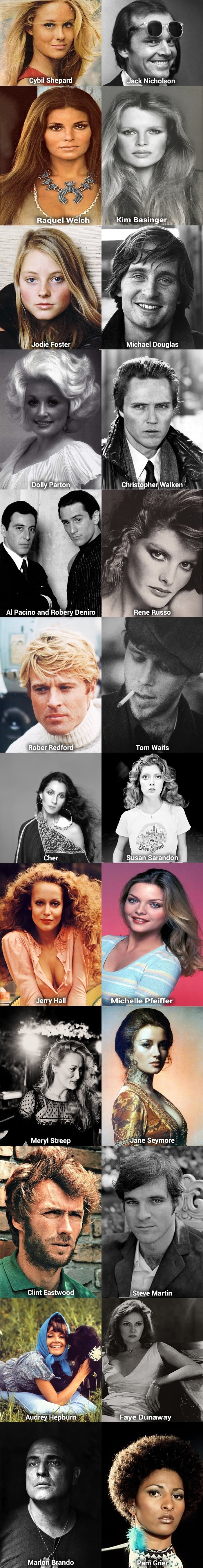 Stars from the 70s