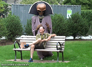 Alien prank