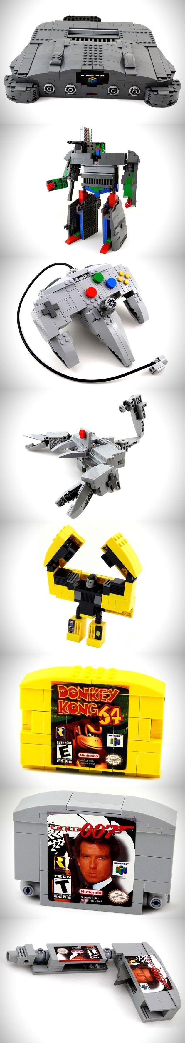 Lego N64 Transformers