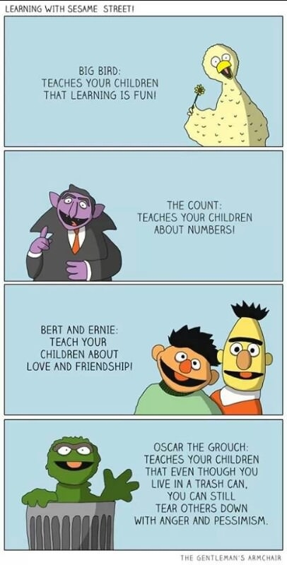 Sesame Street's life lessons