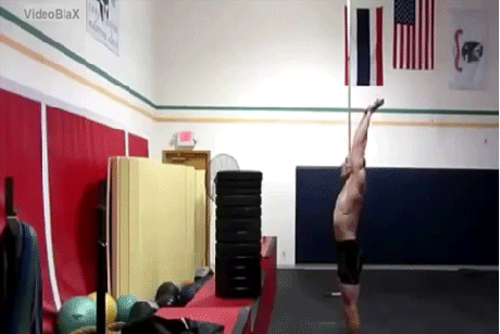 Standing high jump