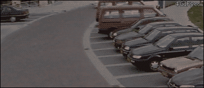 Stunning drift parking
