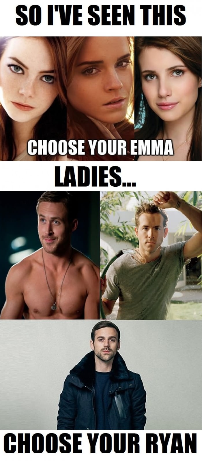 Girls need eye candy too