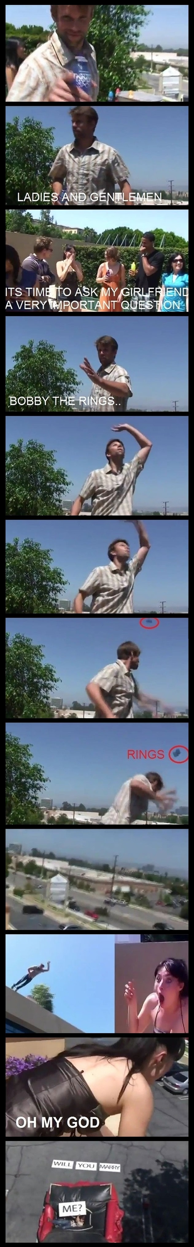 Proposing like a boss!