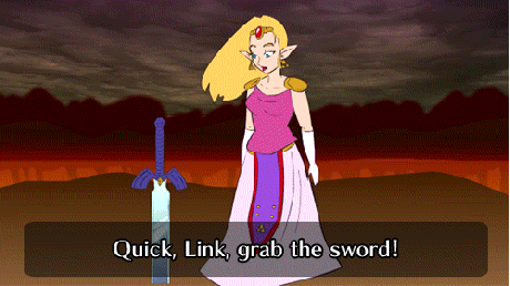 Take the sword Link!