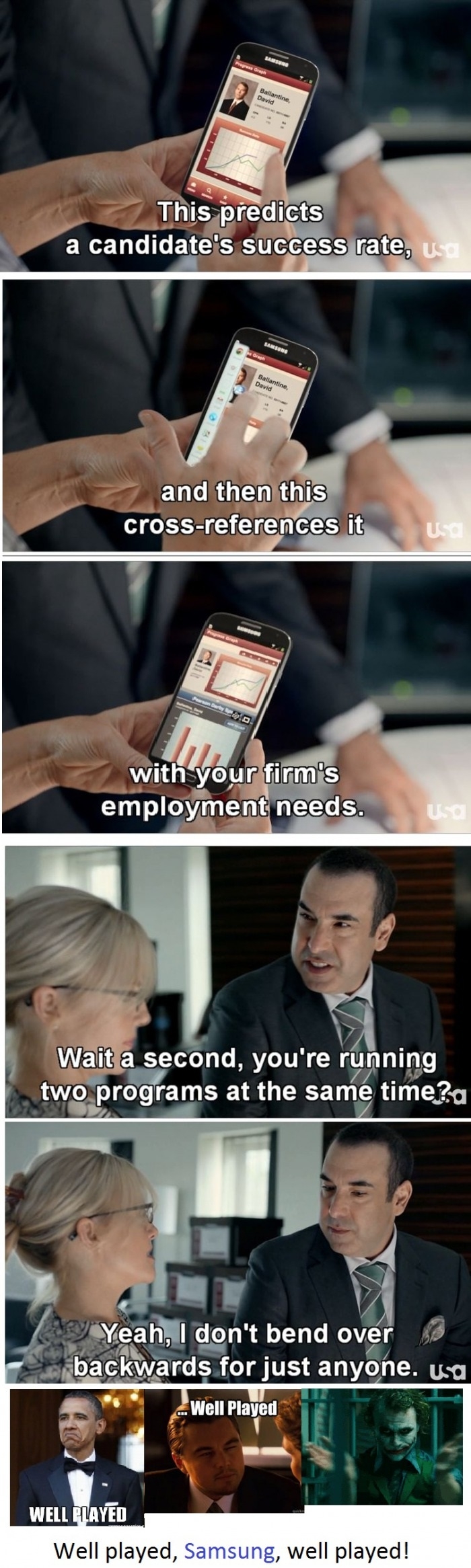 Well played Samsung