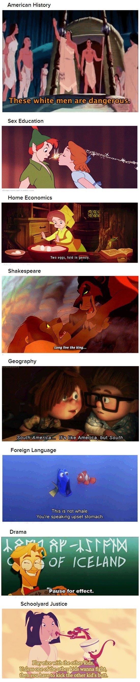 Things Disney taught me