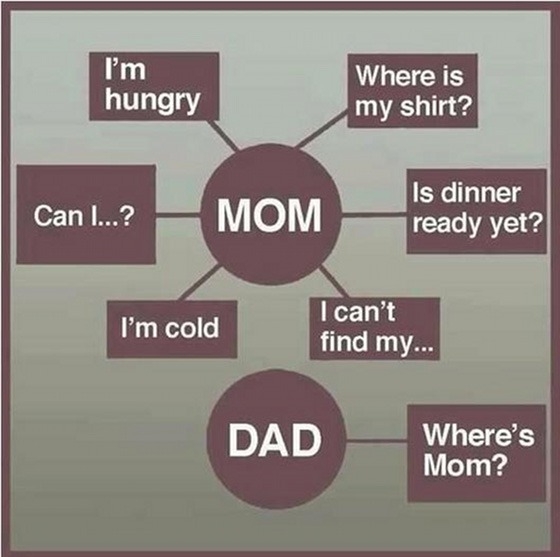Mom vs Dad
