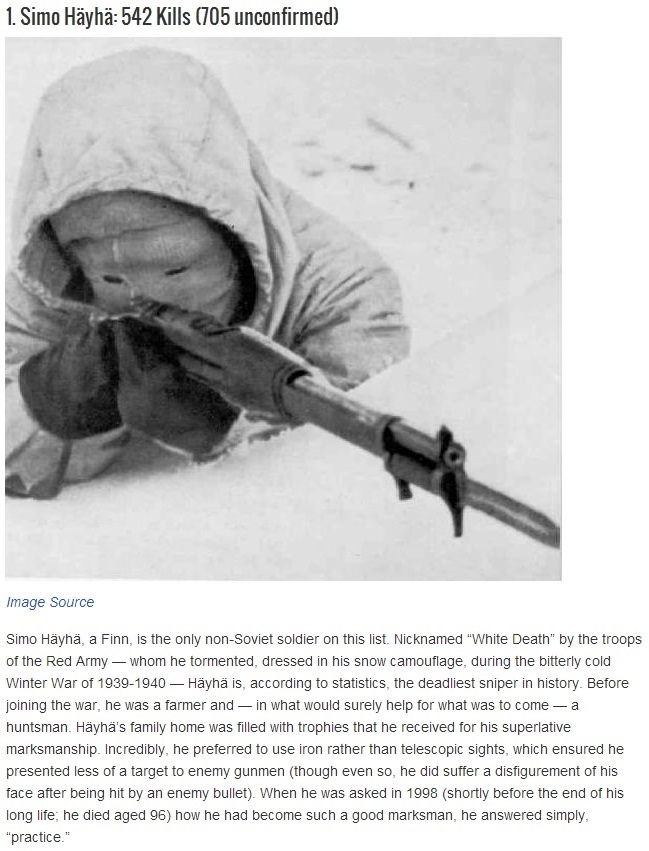 Deadliest sniper of WWII