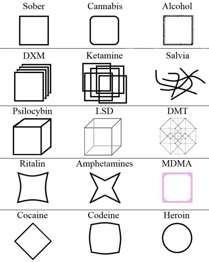 Effects of different drugs 