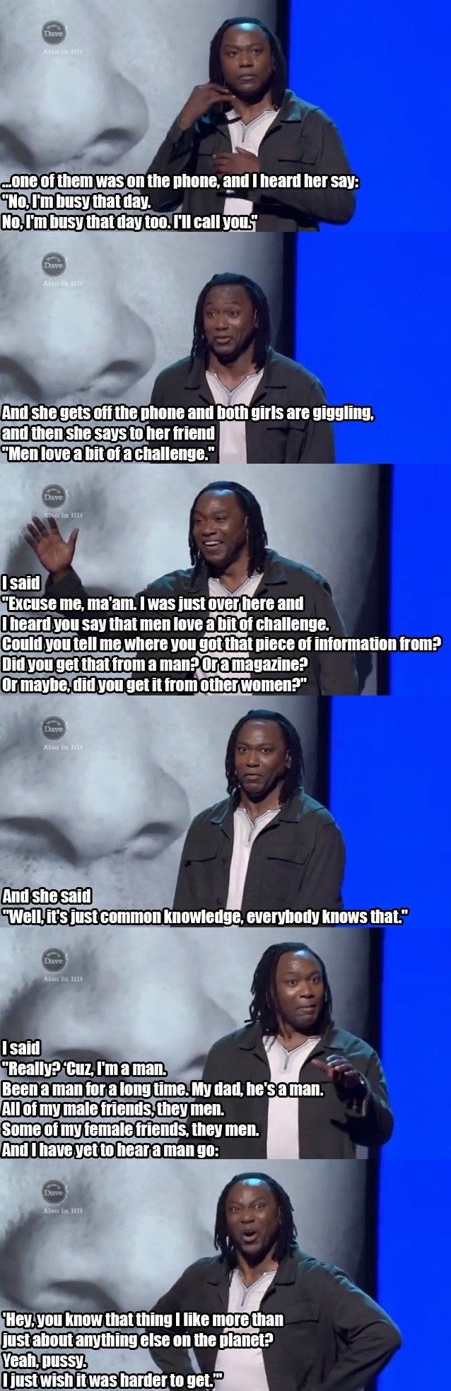 Men love a challenge