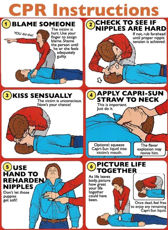 CPR instructions