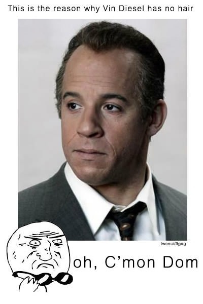 Why Vin has no hair