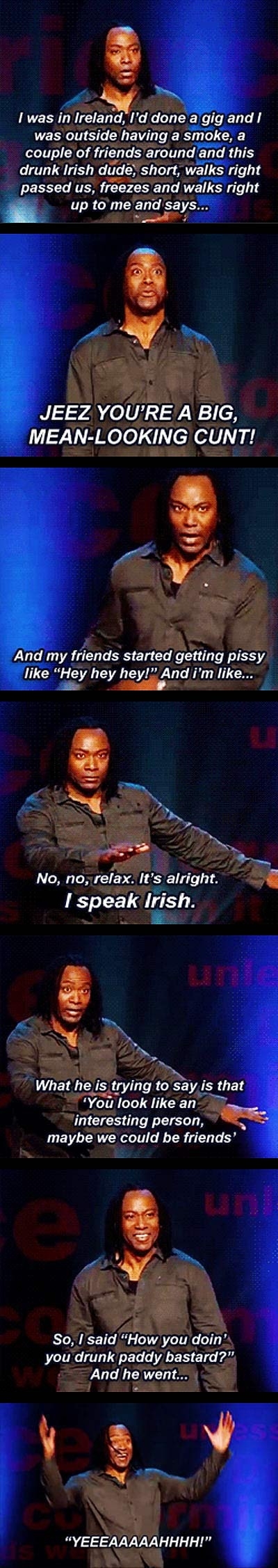 It�s ok, I speak Irish