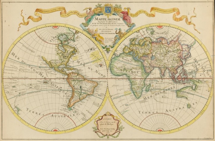 The world in 1700