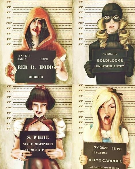 Fairy tale mugshots