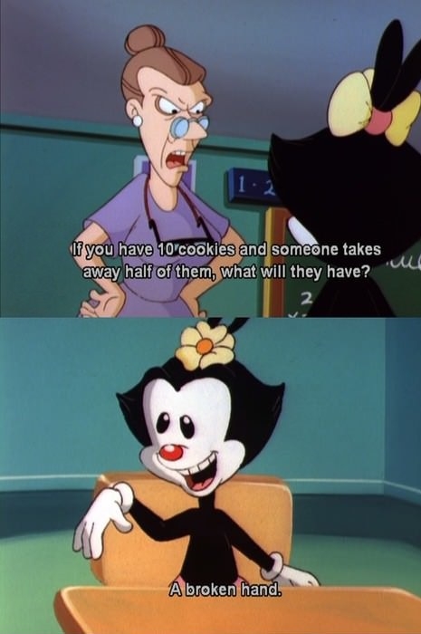 They get a broken hand