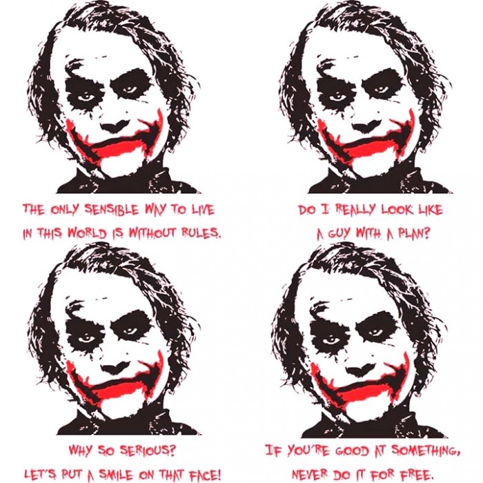 Joker's words