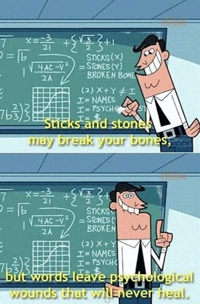 Sticks and stones