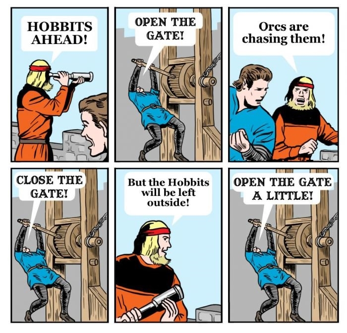 Hobbits ahead!