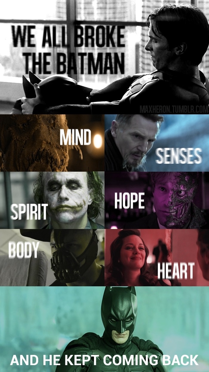 We all broke the Batman