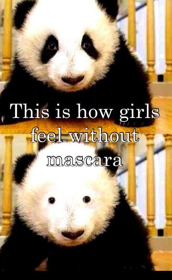 Girls without mascara