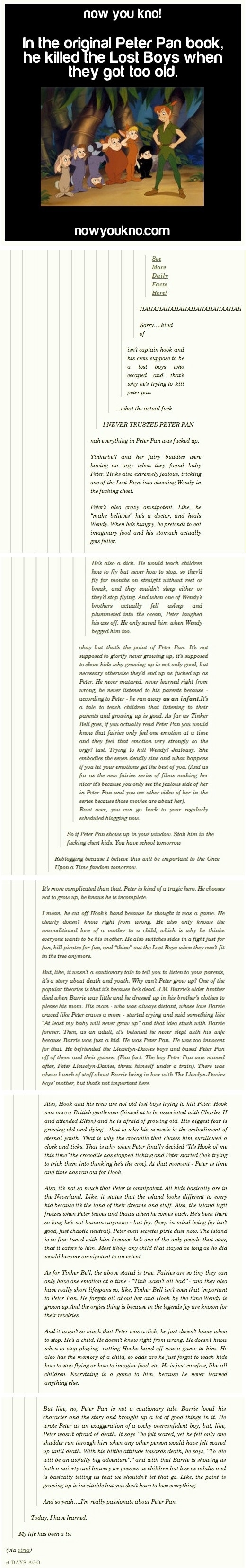 For Peter Pan fans