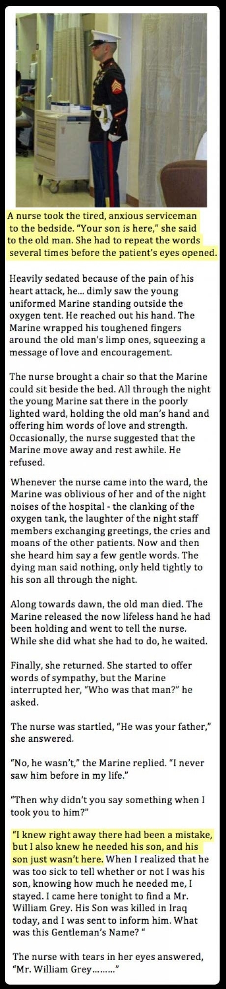 A man with a big heart