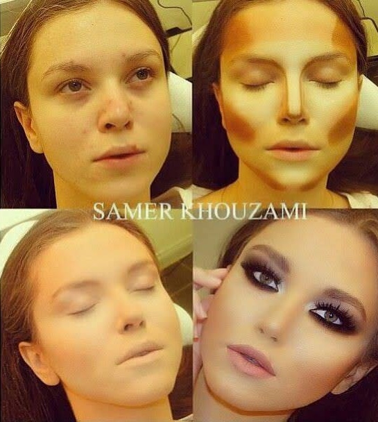 Makeup transformation