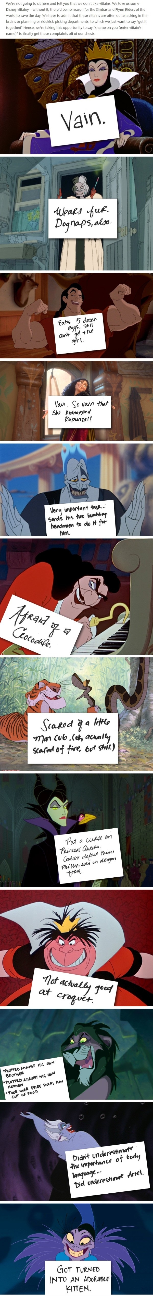 Shame on you villians