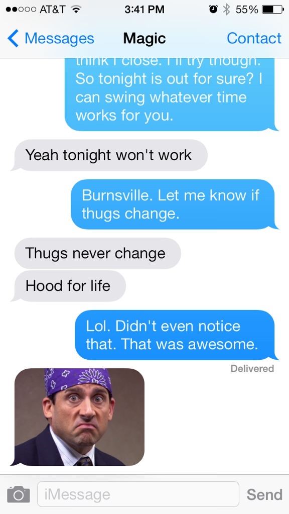 Gangsta autocorrect