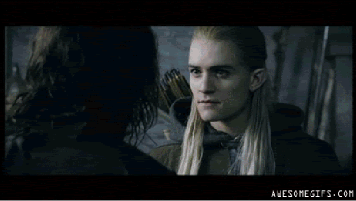 Legolas knows what's up